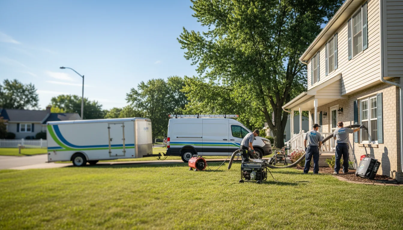 Flooded Basement Restoration And Cleanup With Repair in Welcome, MN near me
